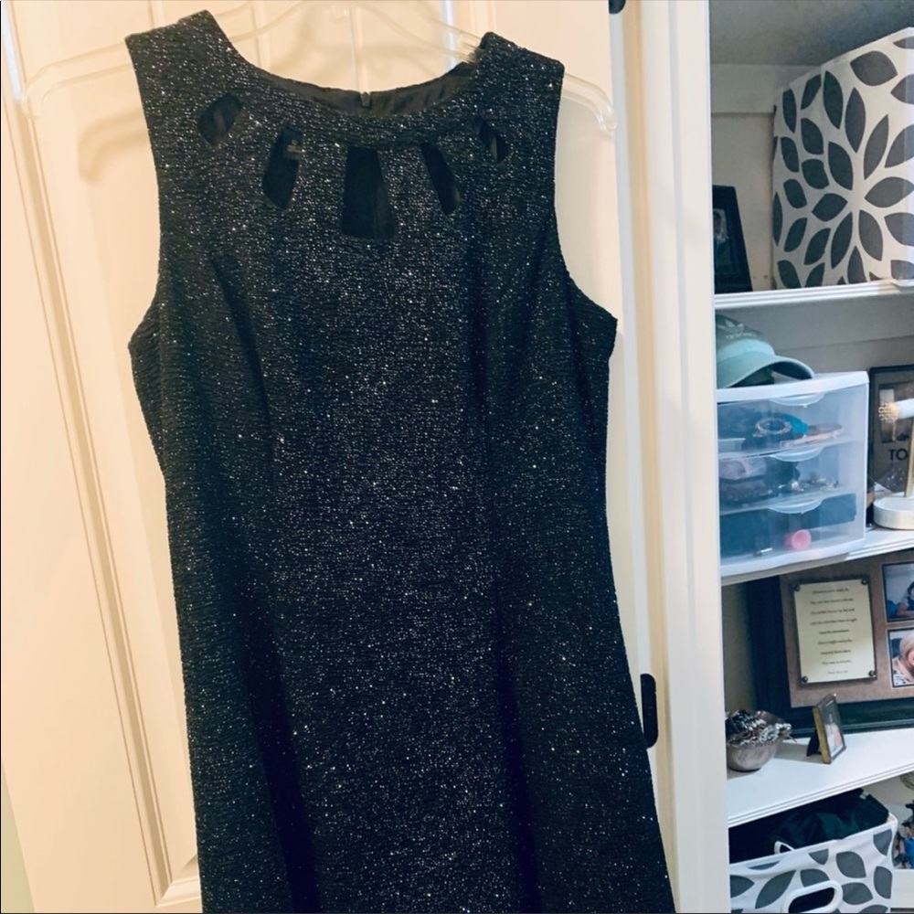ALYX brand Black glittery cocktail dress